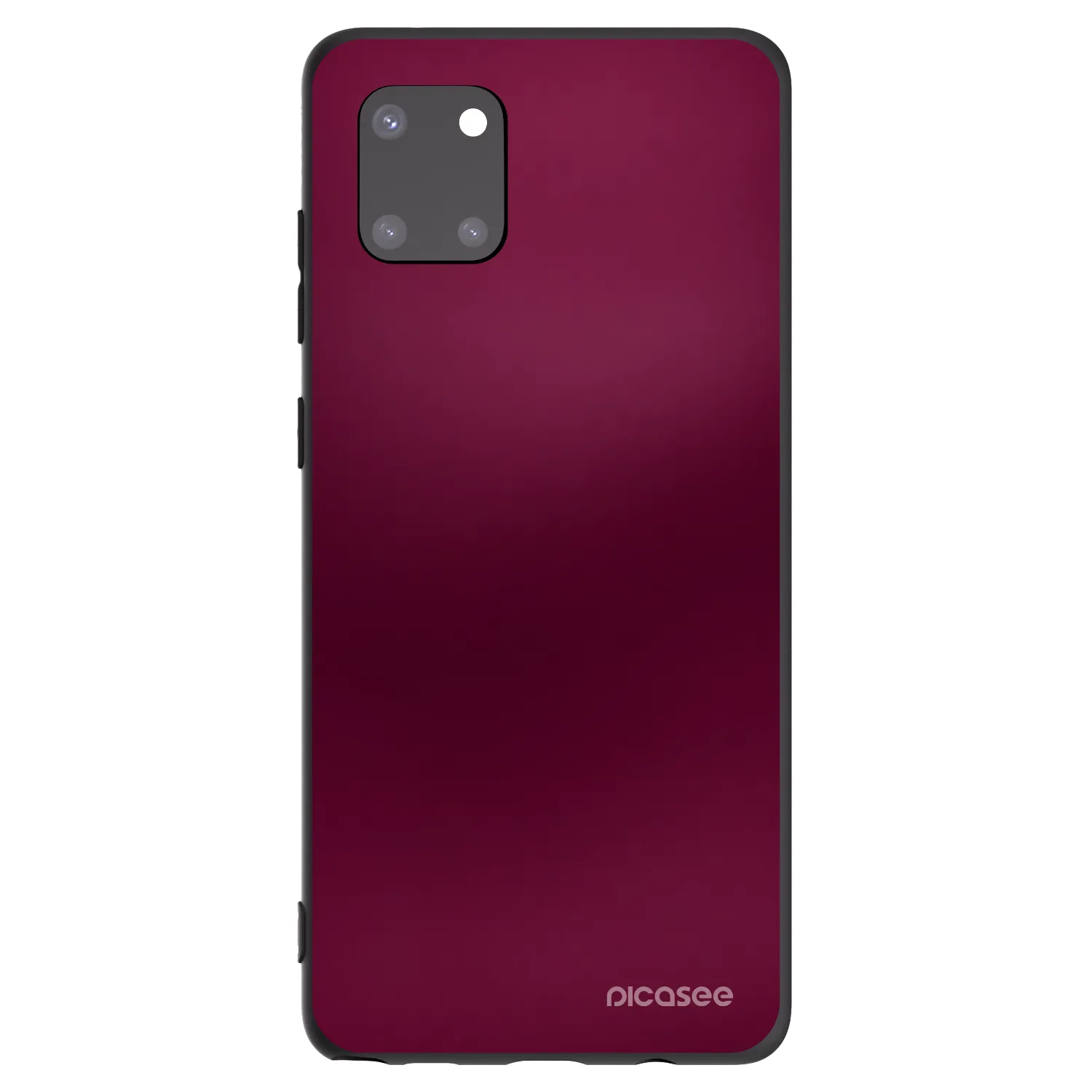 Picasee silikónový čierny obal pre Samsung Galaxy Note 10 Lite N770F - Velvet Bordeaux