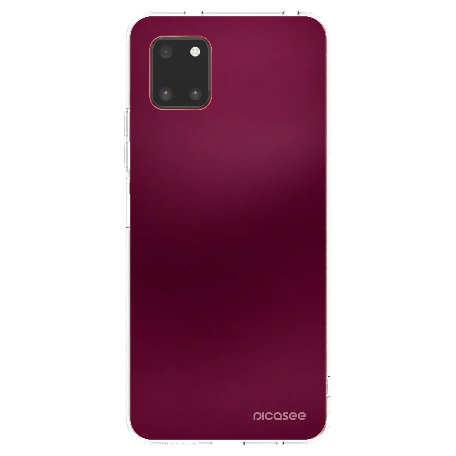 Picasee silikónový prehľadný obal pre Samsung Galaxy Note 10 Lite N770F - Velvet Bordeaux