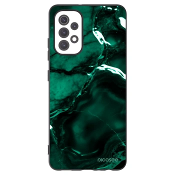 Picasee silikónový čierny obal pre Samsung Galaxy A32 5G A326B - Dark emerald