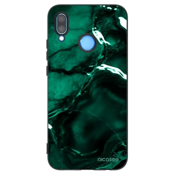 Picasee silikónový čierny obal pre Huawei P20 Lite - Dark emerald