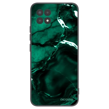 Picasee silikónový čierny obal pre Realme 8i - Dark emerald