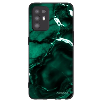 Picasee silikónový čierny obal pre OPPO A94 5G - Dark emerald