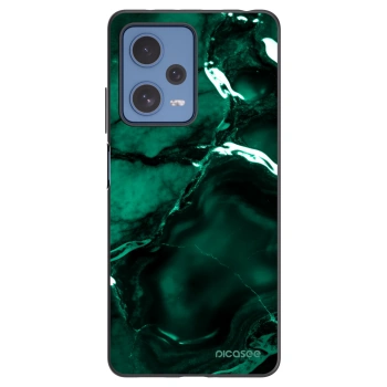 Picasee silikónový čierny obal pre Xiaomi Redmi Note 12 Pro 5G - Dark emerald