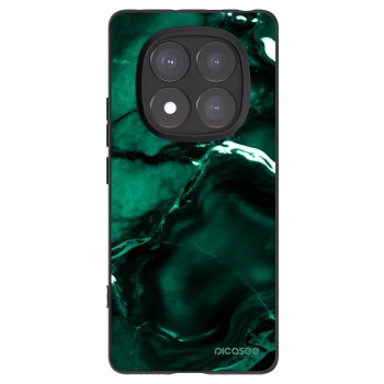 Picasee silikónový čierny obal pre Xiaomi Redmi Note 14 Pro+ 5G - Dark emerald