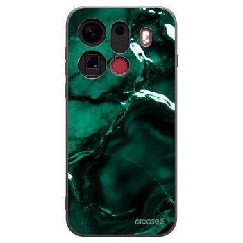 Picasee silikónový čierny obal pre OPPO Find X9 Pro - Dark emerald
