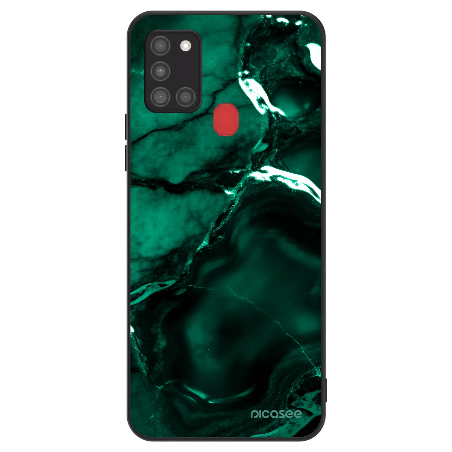 Picasee ULTIMATE CASE pro Samsung Galaxy A21s - Dark emerald