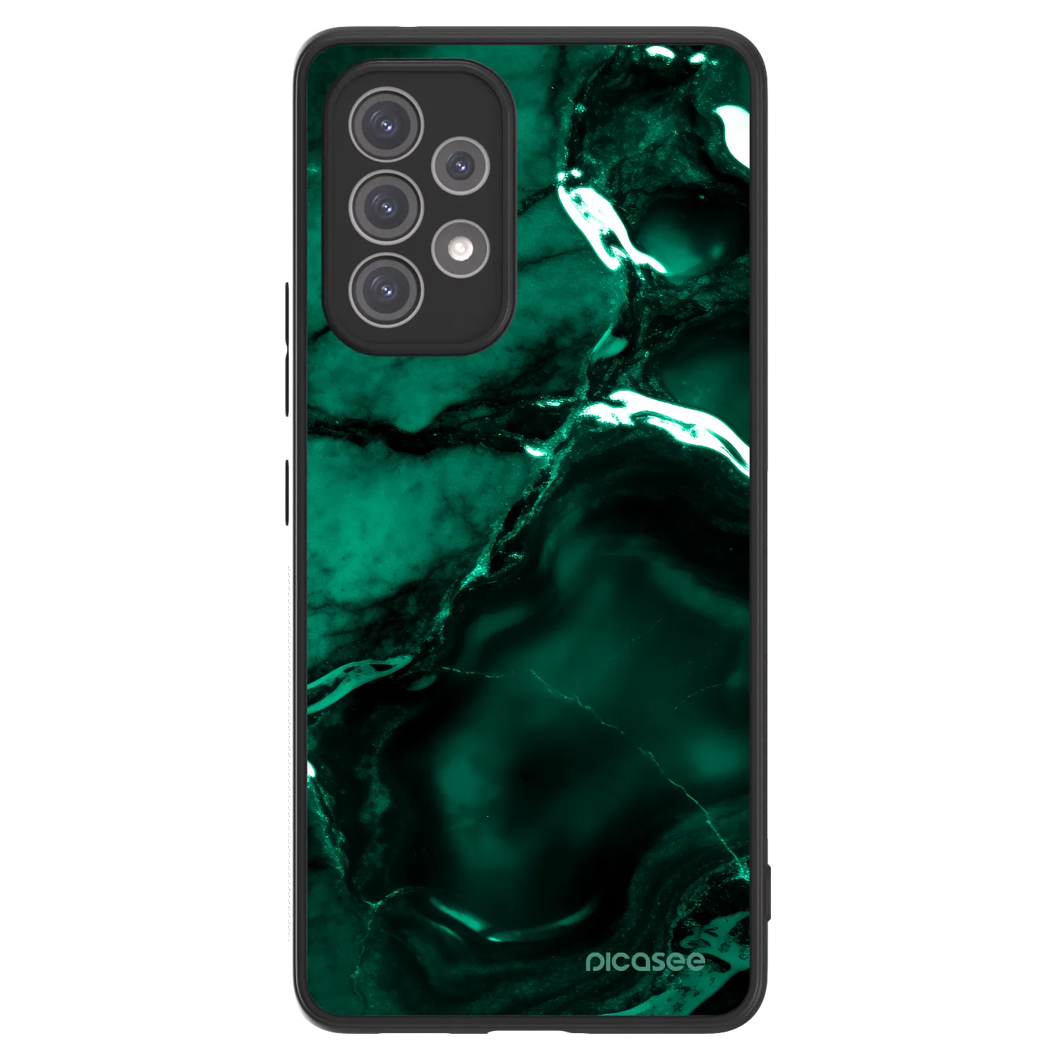 Picasee ULTIMATE CASE pro Samsung Galaxy A52s 5G A528B - Dark emerald