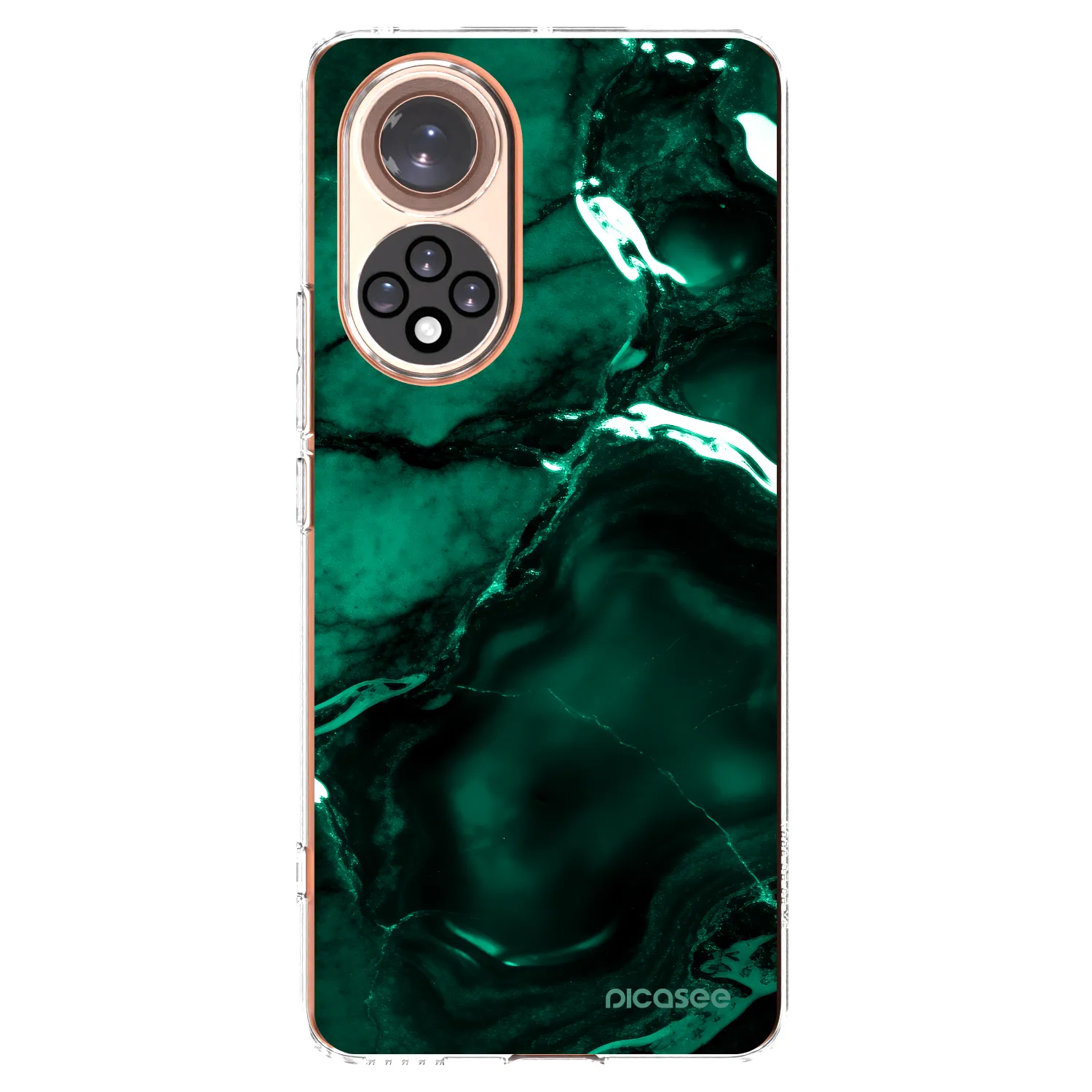 Picasee silikónový prehľadný obal pre Huawei Nova 9 - Dark emerald