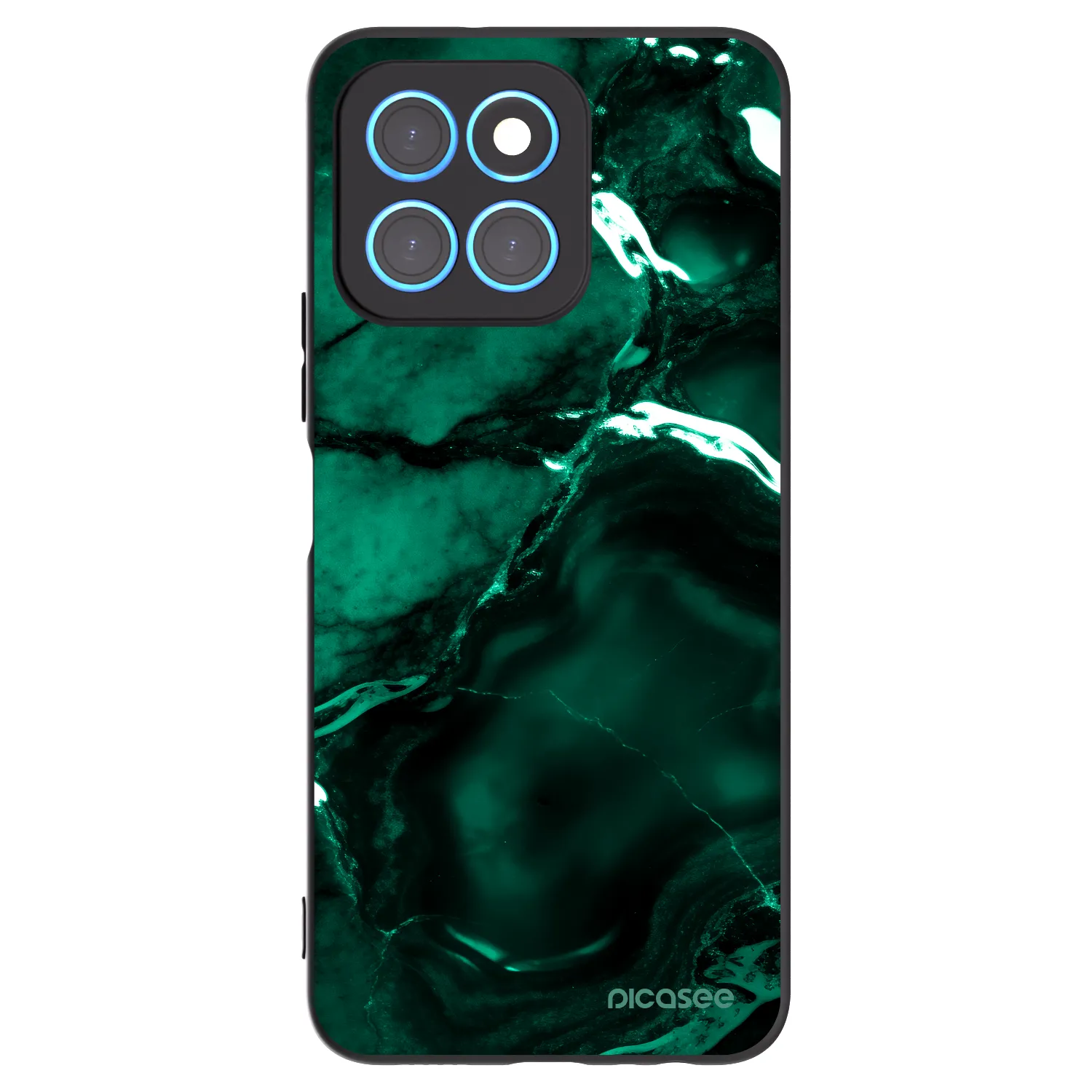 Picasee silikónový čierny obal pre Honor X6 - Dark emerald