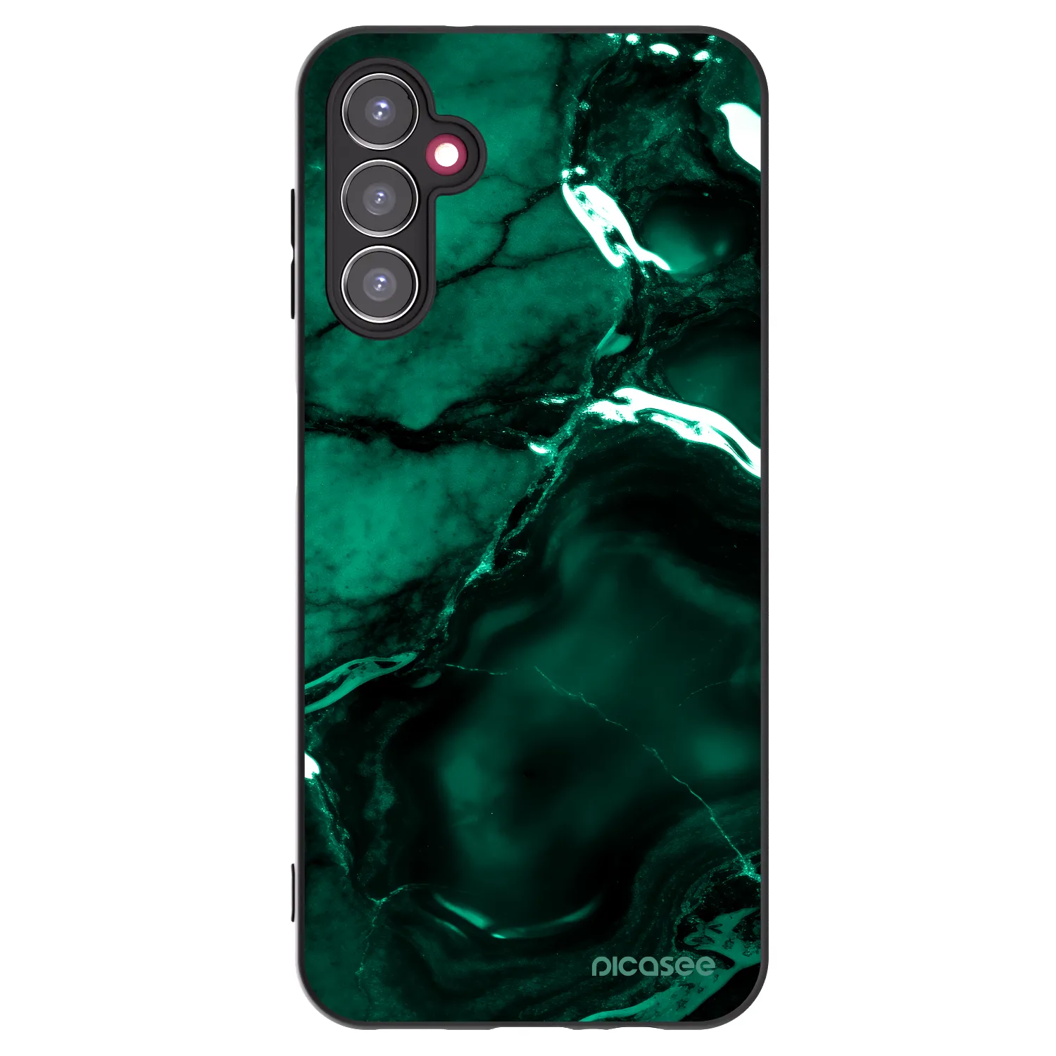 Picasee silikónový čierny obal pre Samsung Galaxy A14 5G A146P - Dark emerald