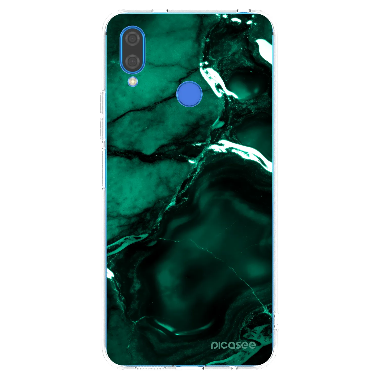 Picasee silikónový prehľadný obal pre Huawei Nova 3i - Dark emerald