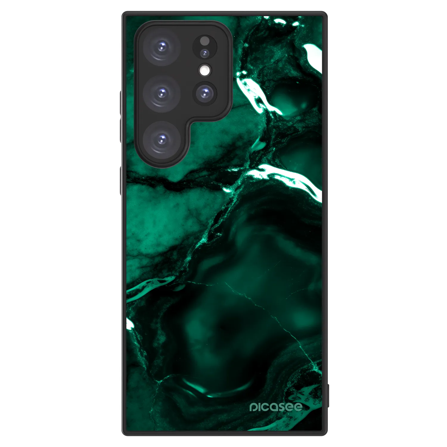 Picasee ULTIMATE CASE PowerShare pro Samsung Galaxy S23 Ultra 5G - Dark emerald
