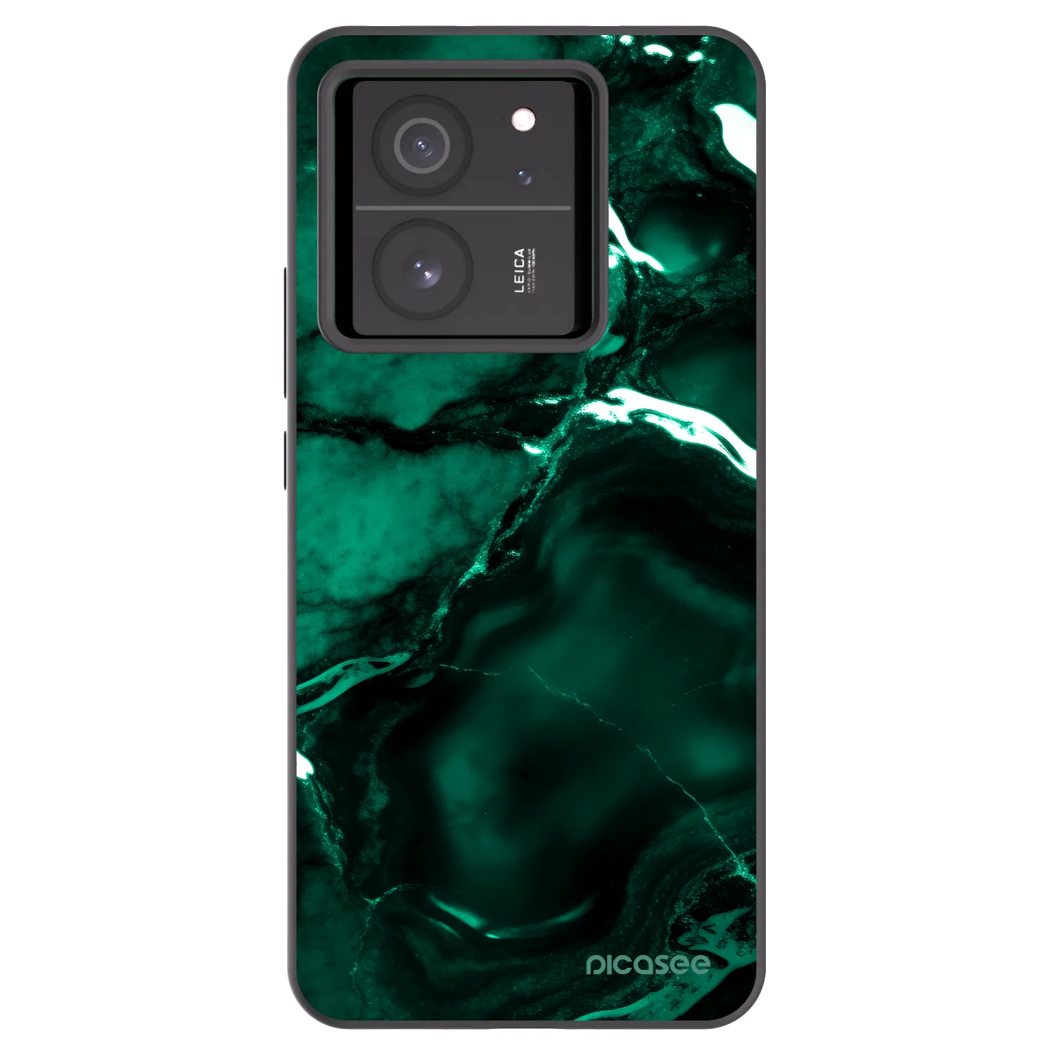 Picasee silikónový čierny obal pre Xiaomi 13T Pro - Dark emerald