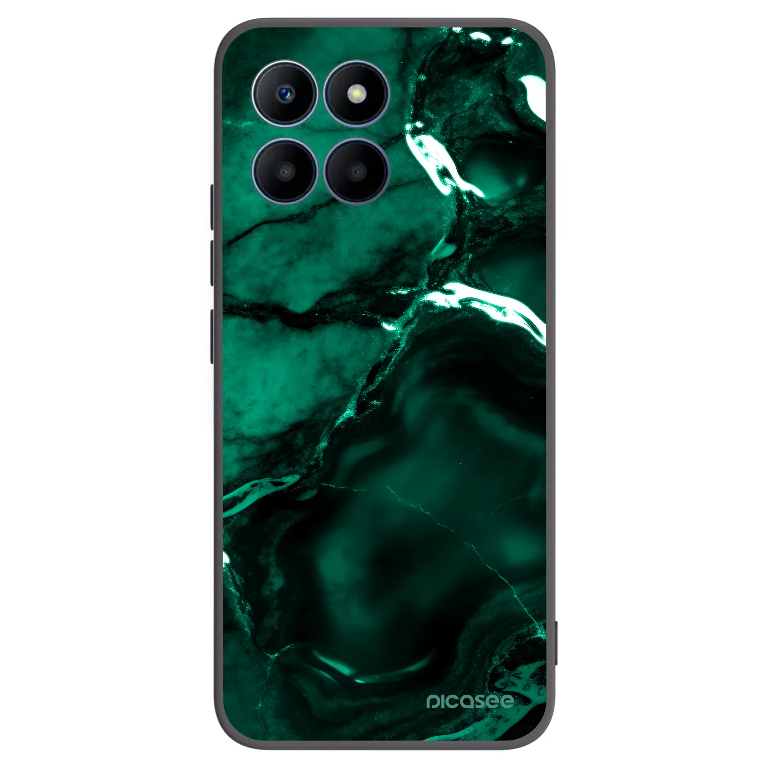 Picasee silikónový čierny obal pre Honor 70 Lite - Dark emerald