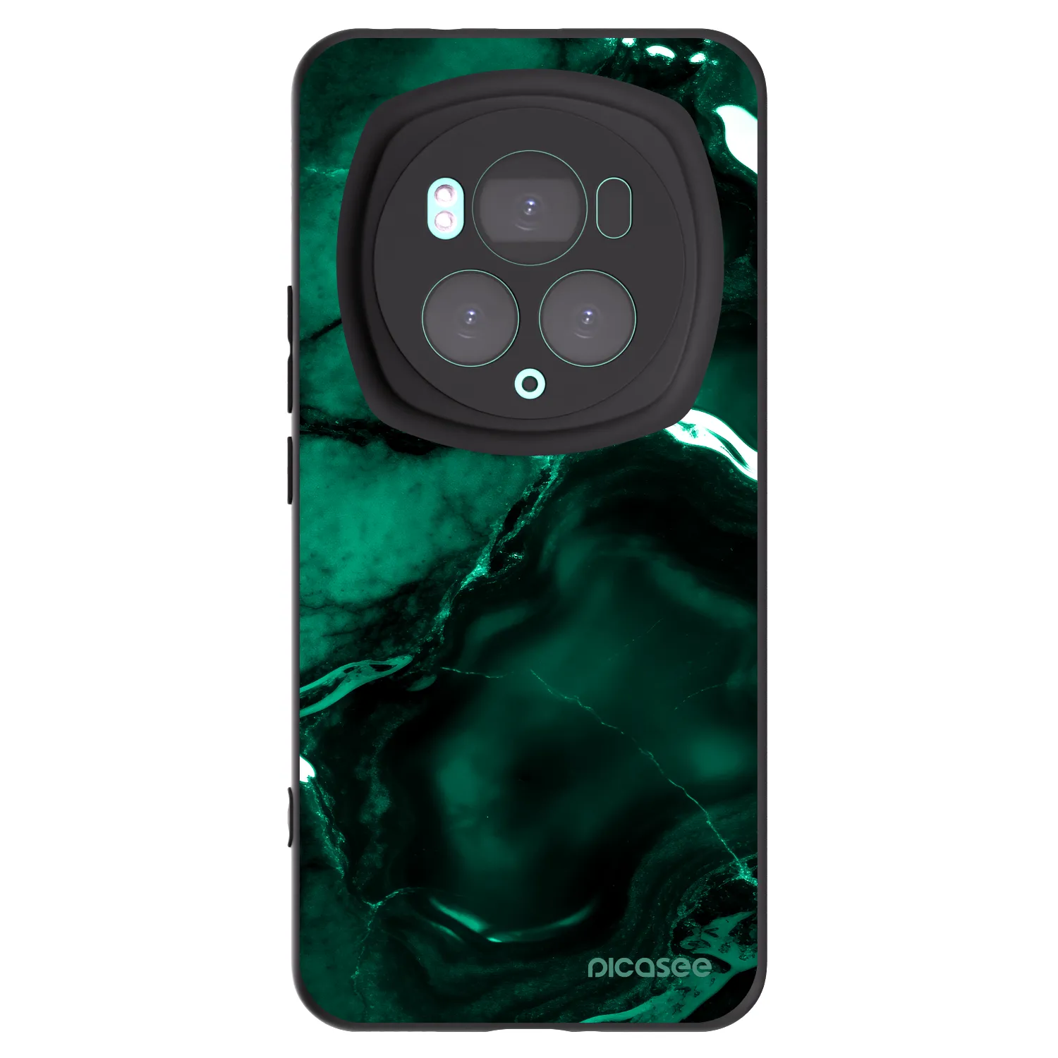 Picasee silikónový čierny obal pre Honor Magic6 Pro - Dark emerald