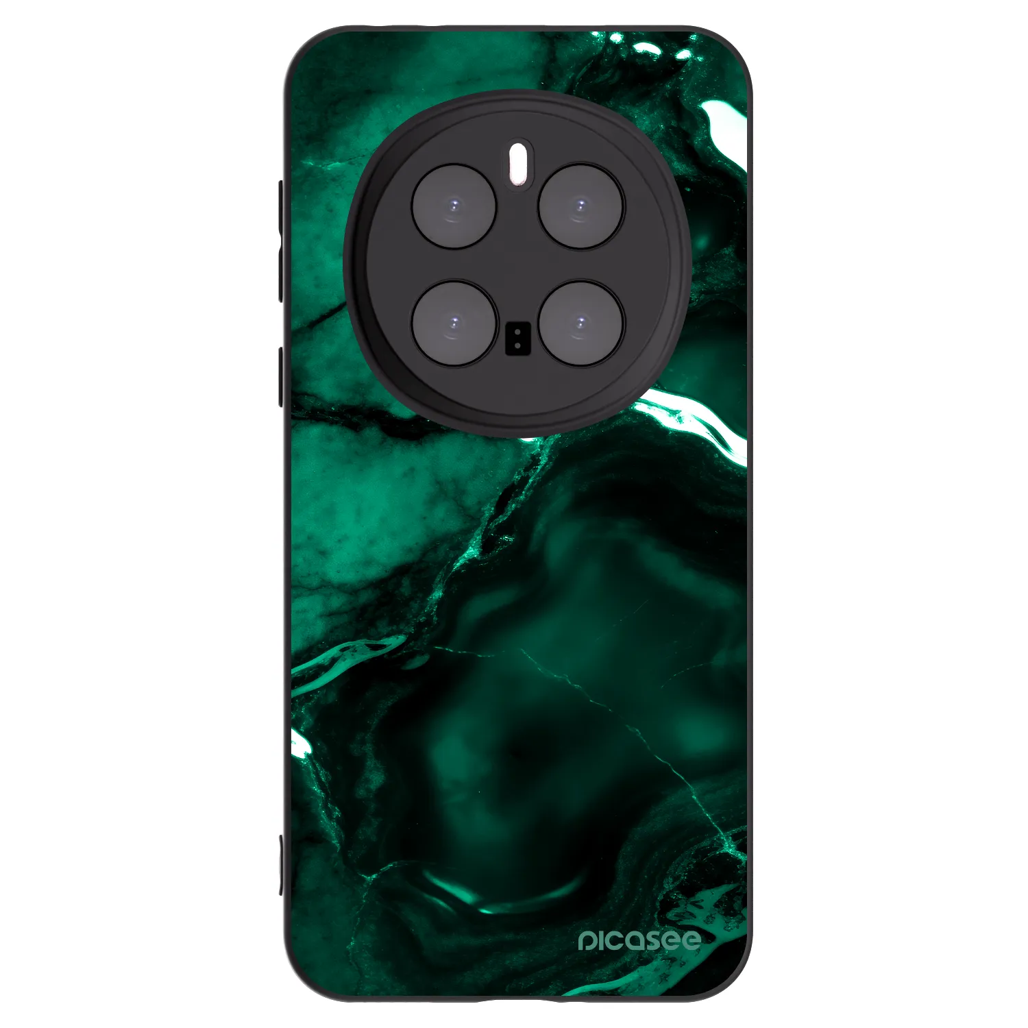 Picasee silikónový čierny obal pre Honor Magic7 Pro 5G - Dark emerald