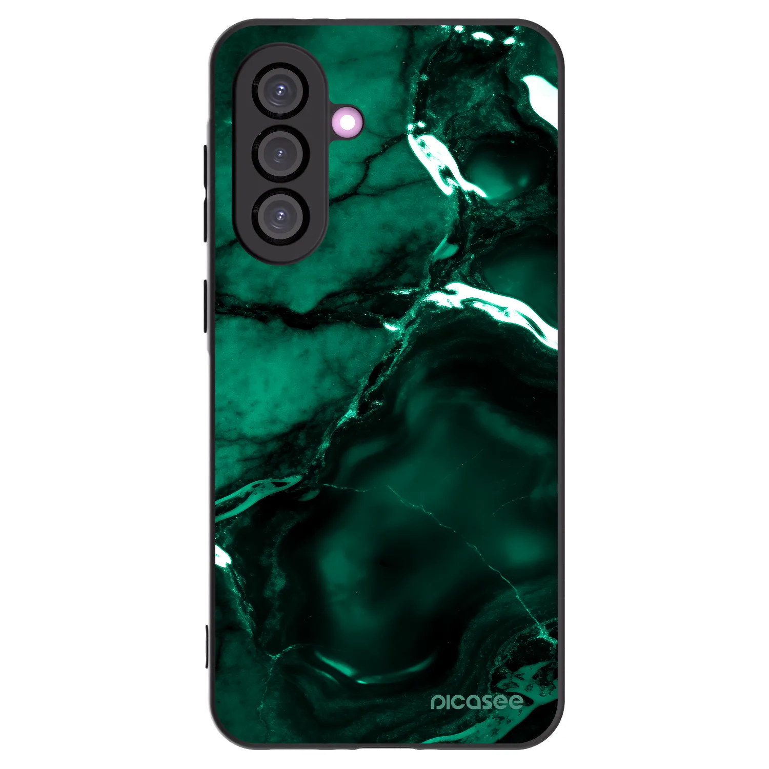 Picasee silikónový čierny obal pre Samsung Galaxy A36 5G - Dark emerald