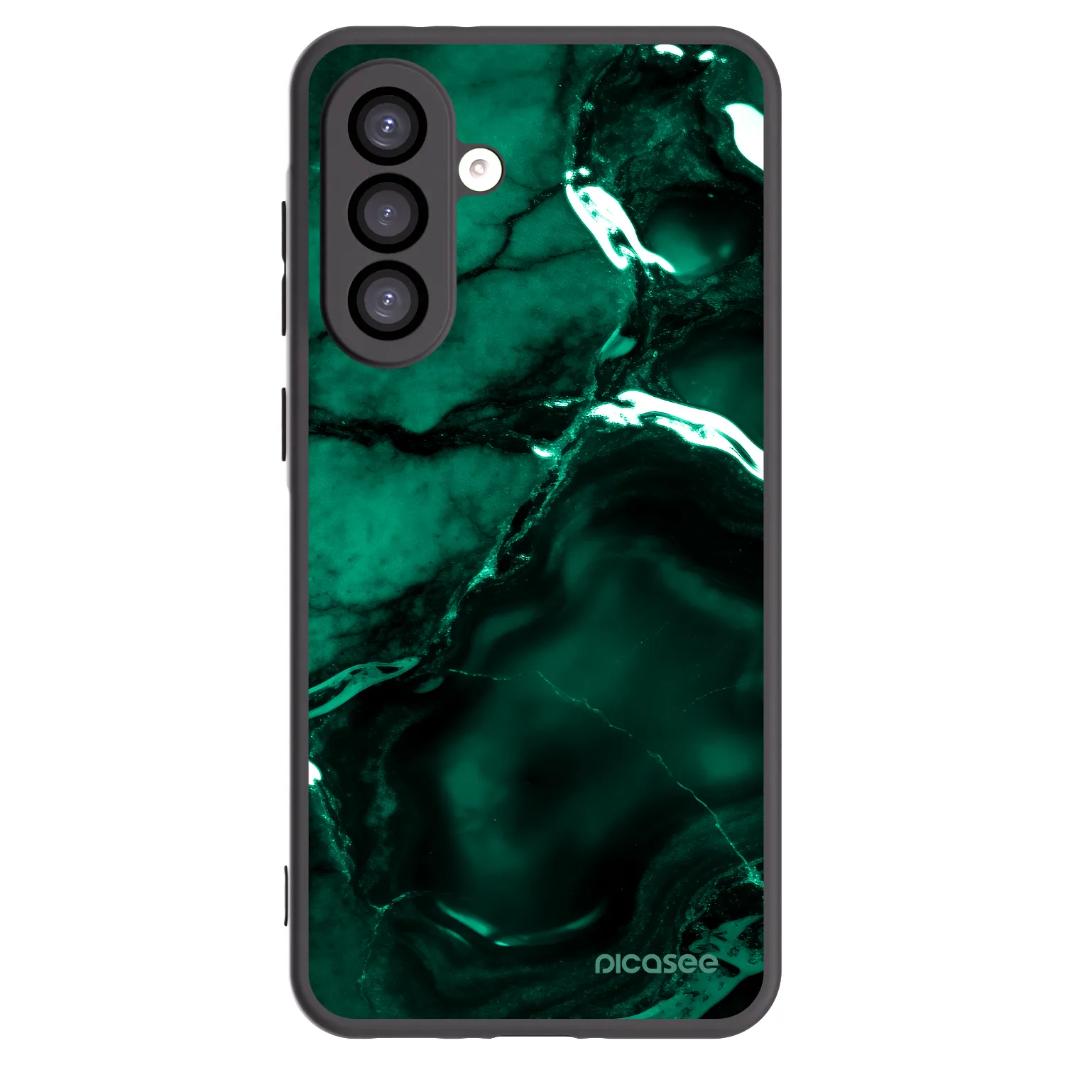 Picasee silikónový čierny obal pre Samsung Galaxy A26 5G A266B - Dark emerald