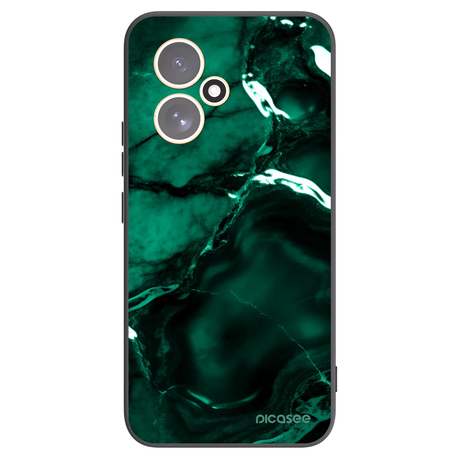 Picasee silikónový čierny obal pre Honor 400 5G - Dark emerald