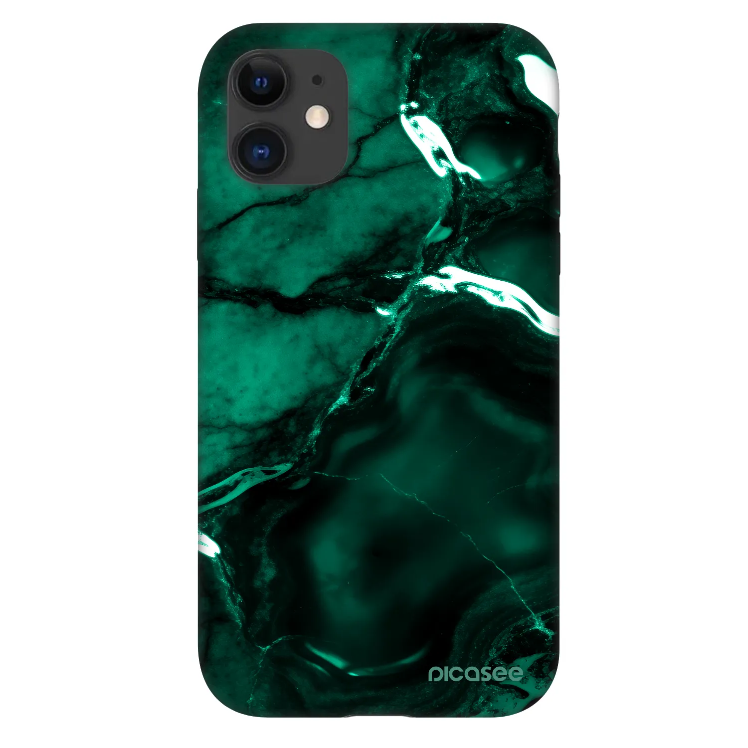 Picasee Fashion Case pre Apple iPhone 11 - Dark emerald