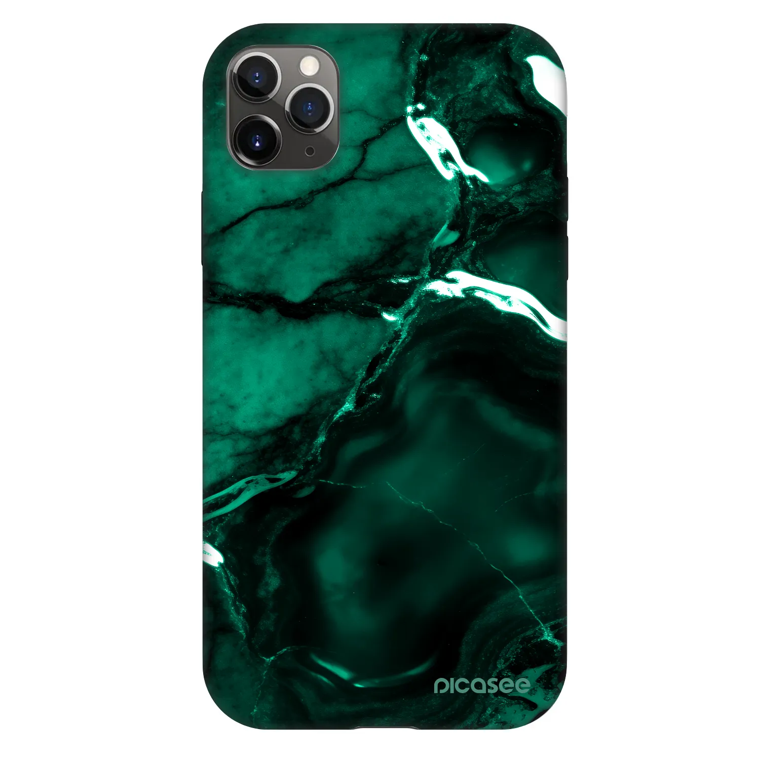 Picasee Fashion Case pre Apple iPhone 11 Pro Max - Dark emerald