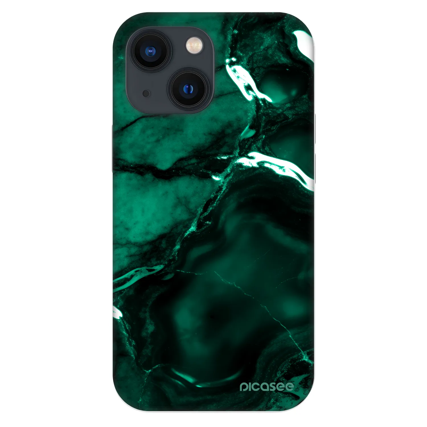 Picasee Fashion Case pre Apple iPhone 13 mini - Dark emerald