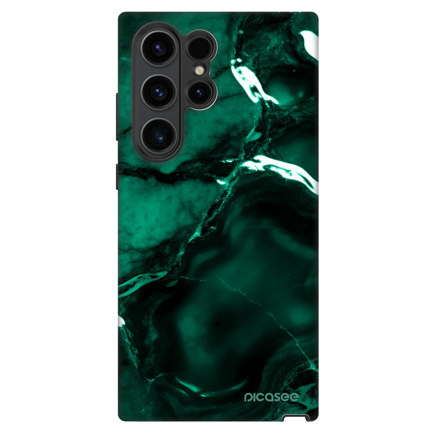 Picasee Fashion Case pre Samsung Galaxy S23 Ultra 5G - Dark emerald