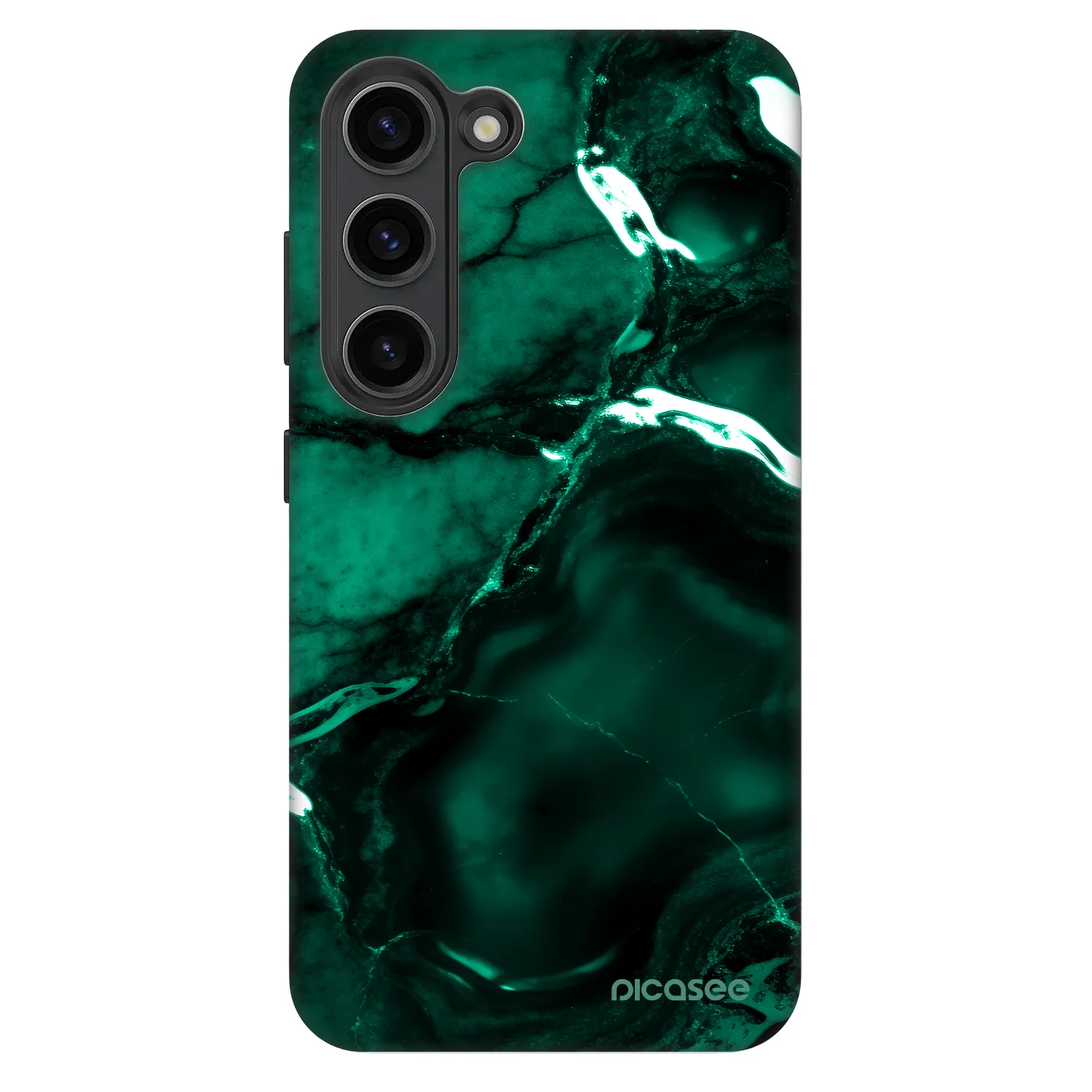 Picasee Fashion Case pre Samsung Galaxy S23 5G - Dark emerald