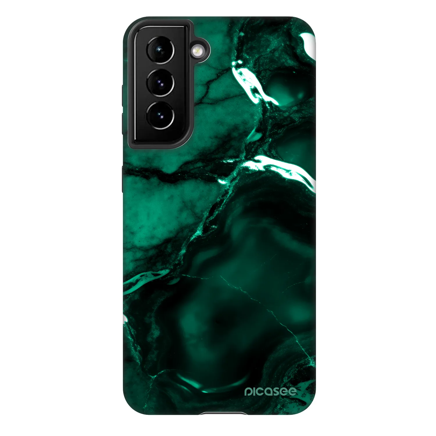 Picasee Fashion Case pre Samsung Galaxy S22 5G - Dark emerald