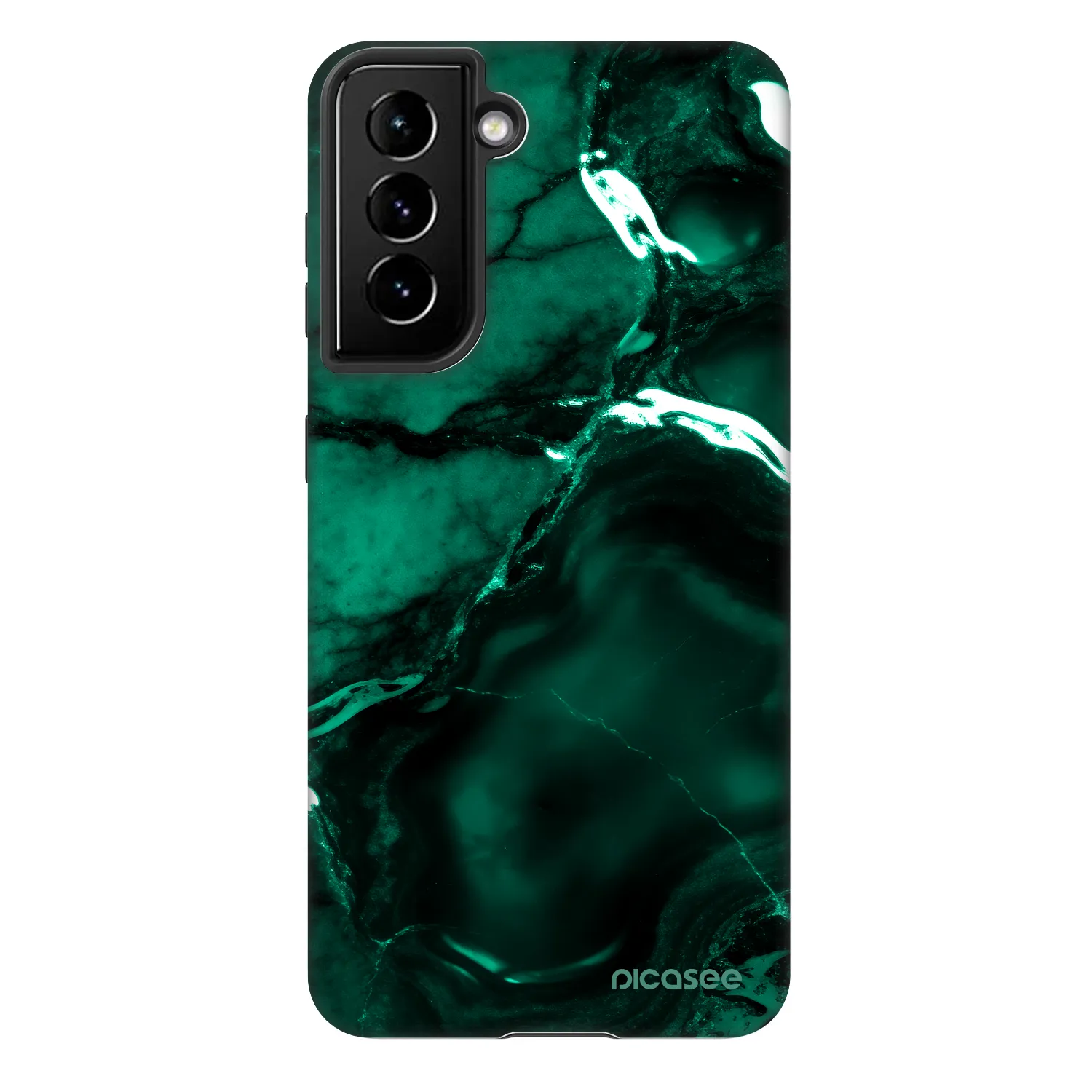 Picasee Fashion Case pre Samsung Galaxy S21 FE 5G - Dark emerald
