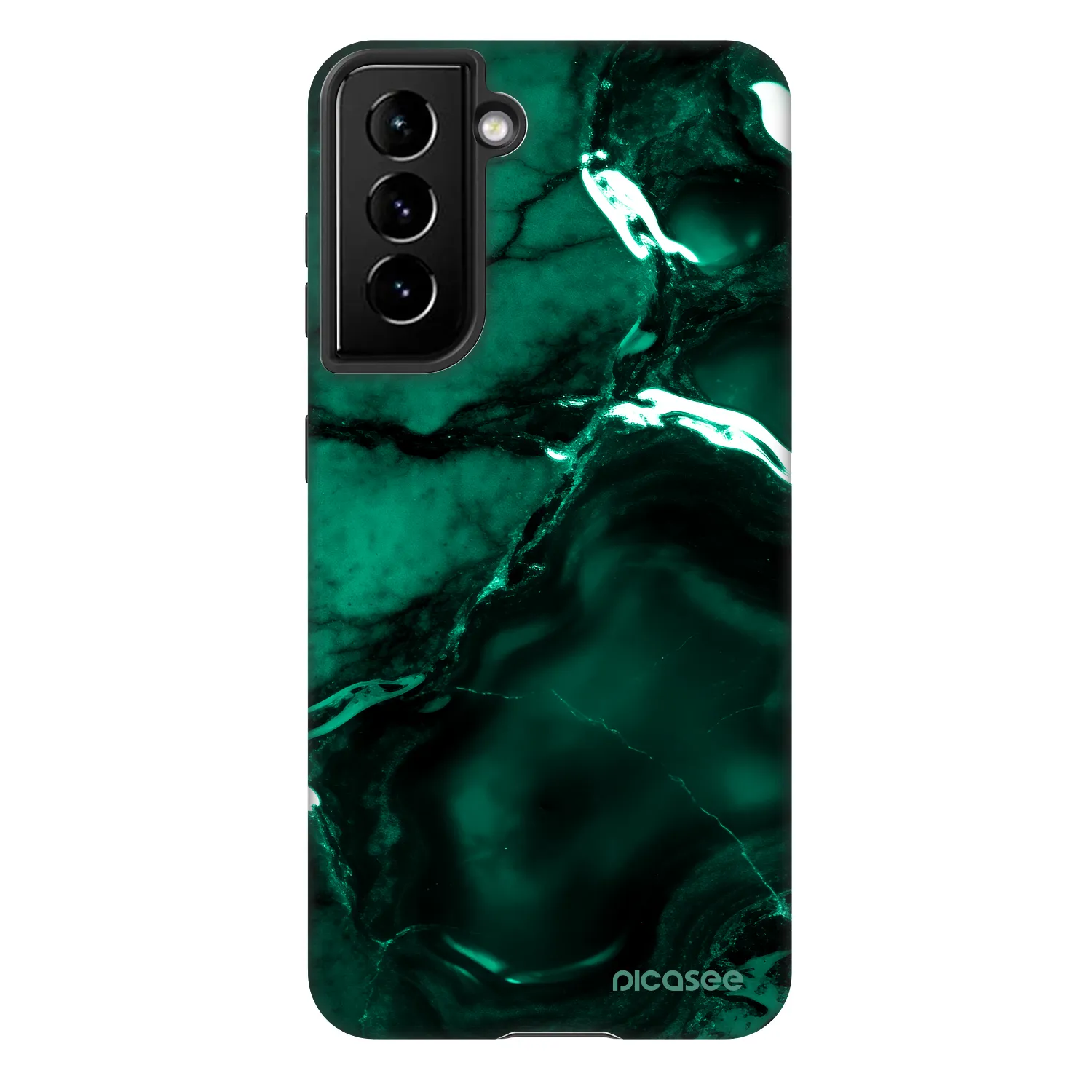 Picasee Fashion Case pre Samsung Galaxy S21 5G G991B - Dark emerald