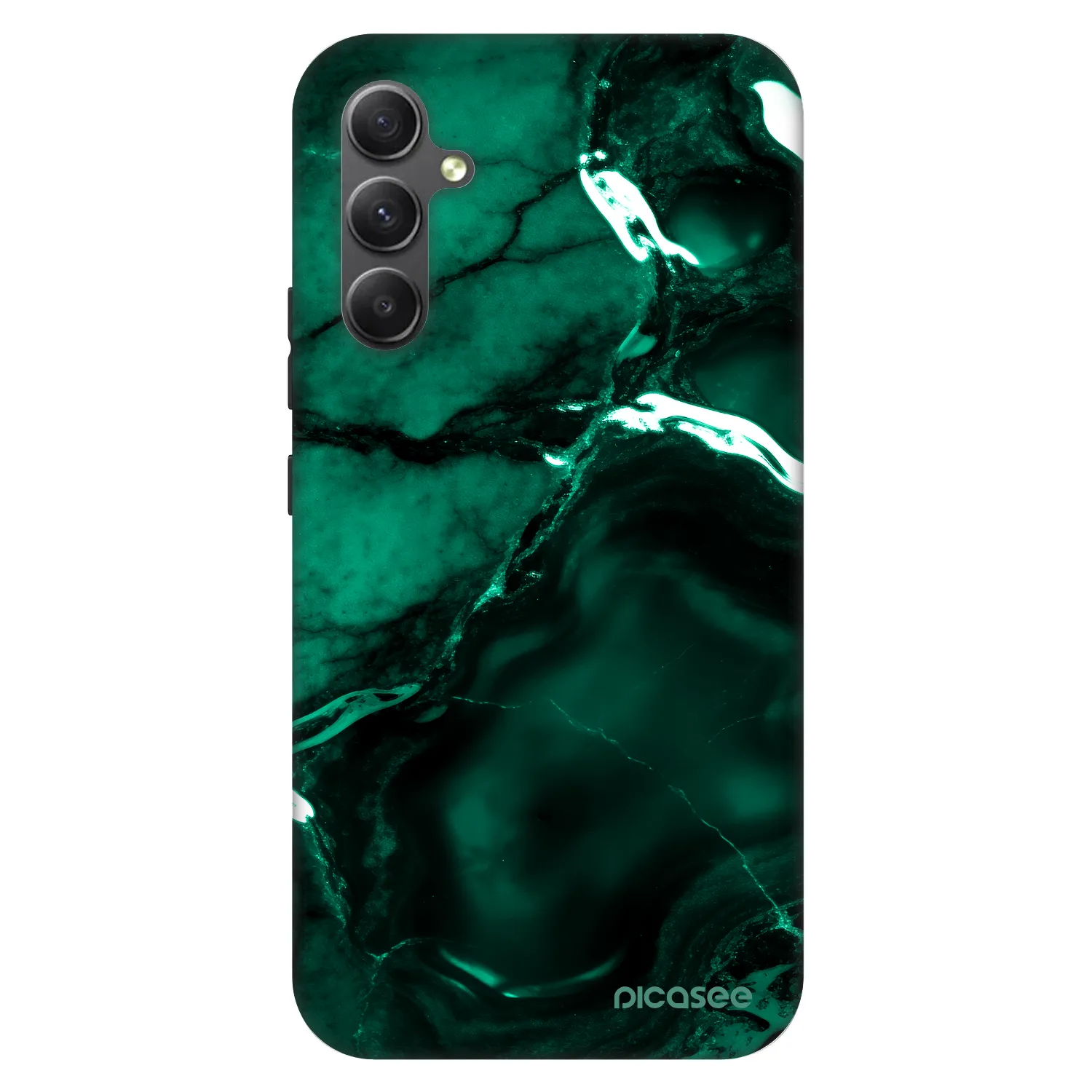 Picasee Fashion Case pre Samsung Galaxy A34 5G A346B - Dark emerald