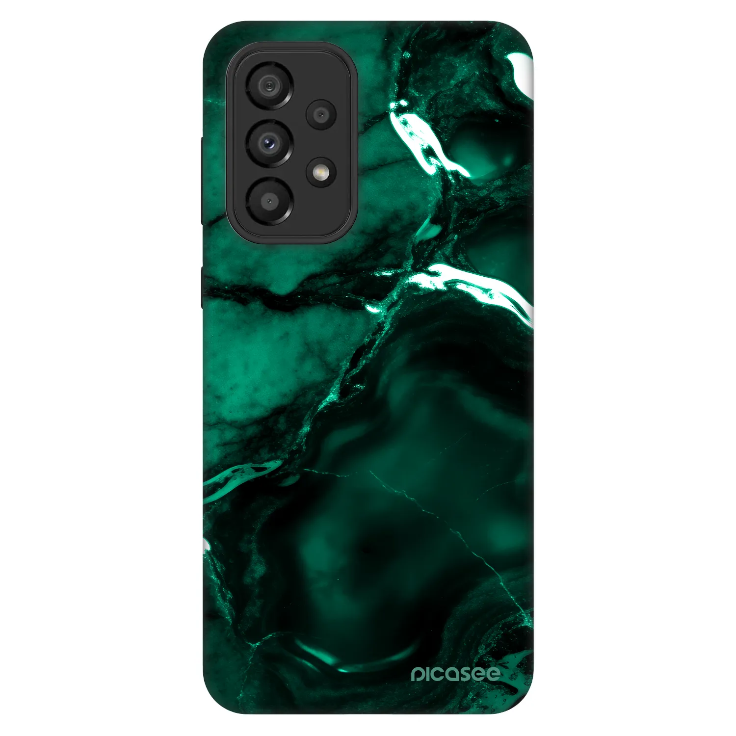 Picasee Fashion Case pre Samsung Galaxy A33 5G A336 - Dark emerald
