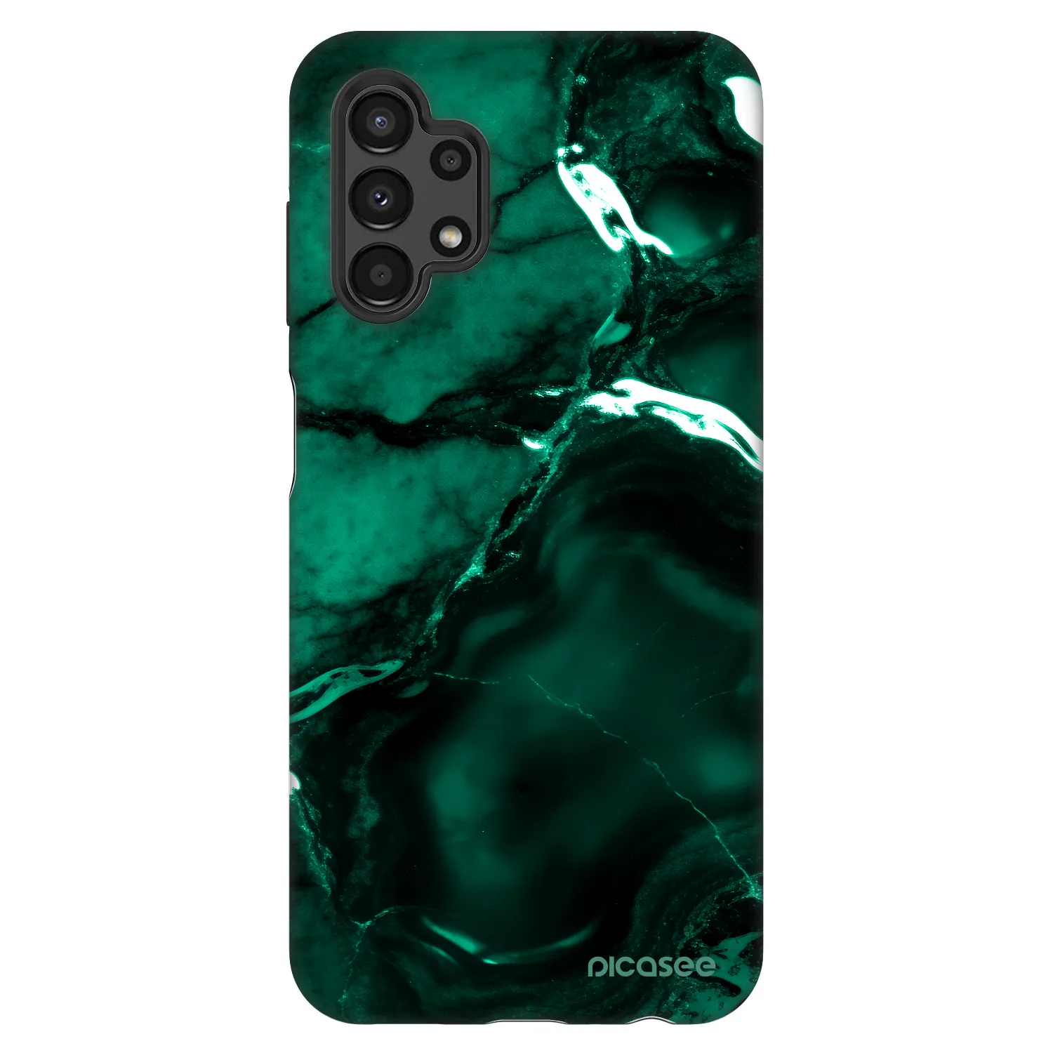 Picasee Fashion Case pre Samsung Galaxy A13 4G A135 - Dark emerald
