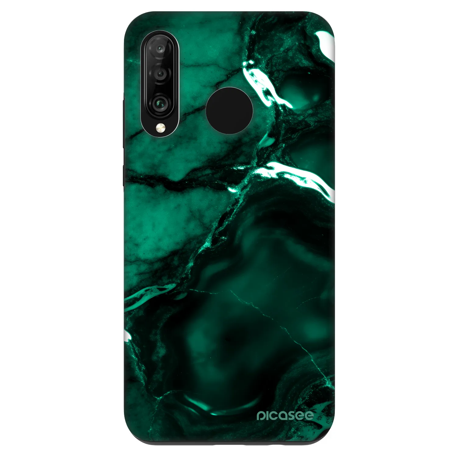 Picasee Fashion Case pre Huawei P30 Lite - Dark emerald