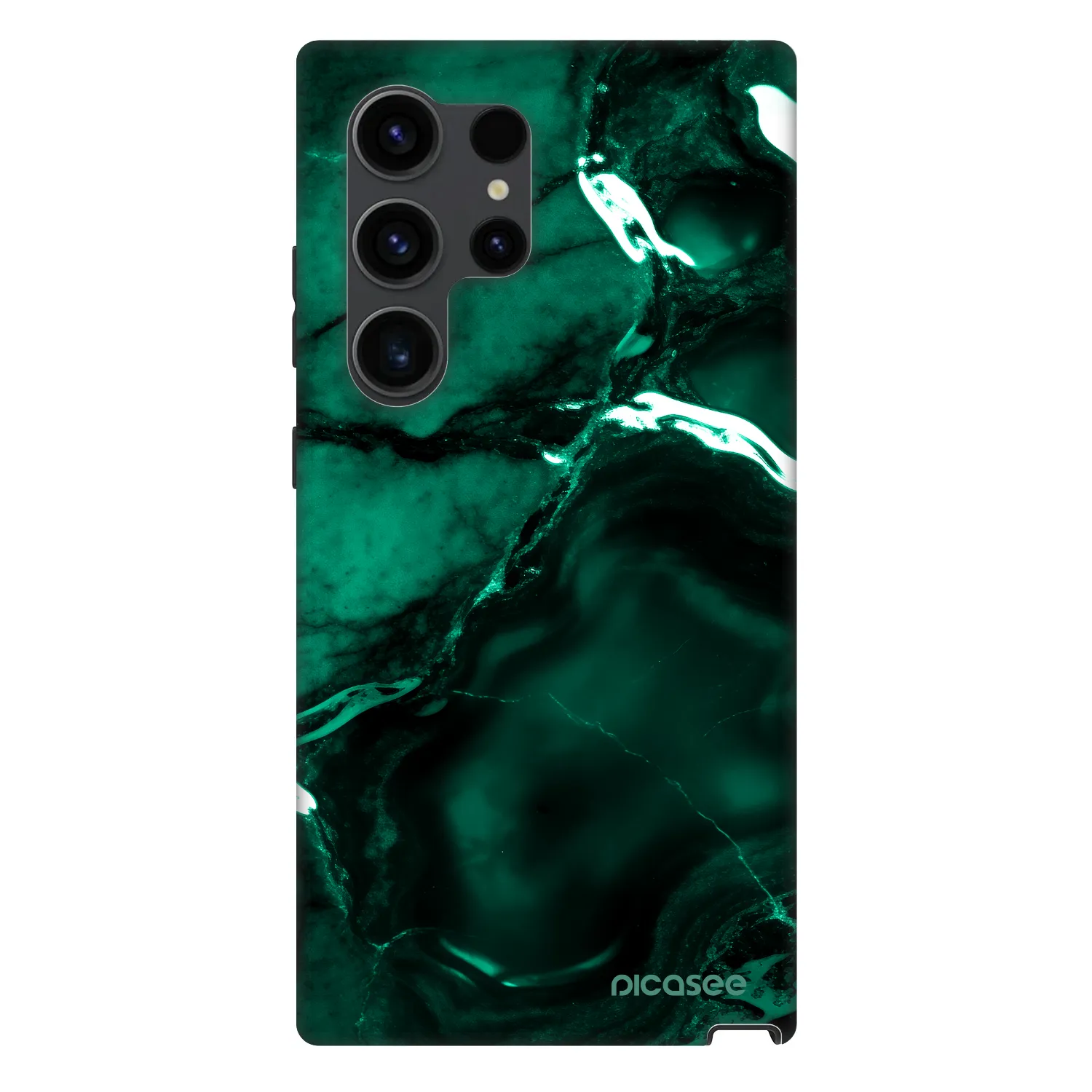 Picasee Fashion Case PowerShare pro Samsung Galaxy S24 Ultra S928B 5G - Dark emerald