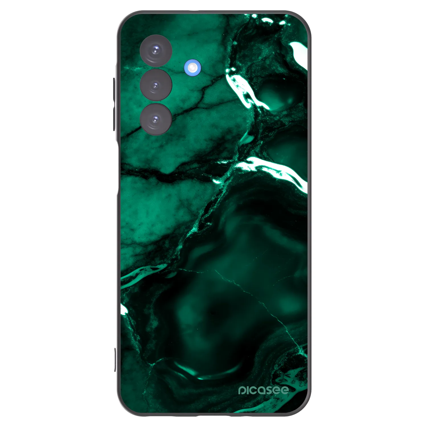 Picasee silikónový čierny obal pre Samsung Galaxy A17 5G - Dark emerald