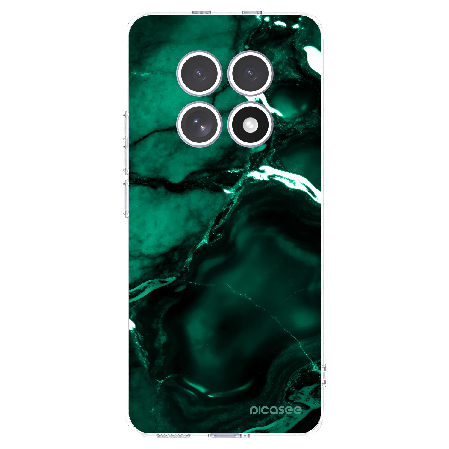 Picasee silikónový prehľadný obal pre Xiaomi Redmi Note 15 4G - Dark emerald