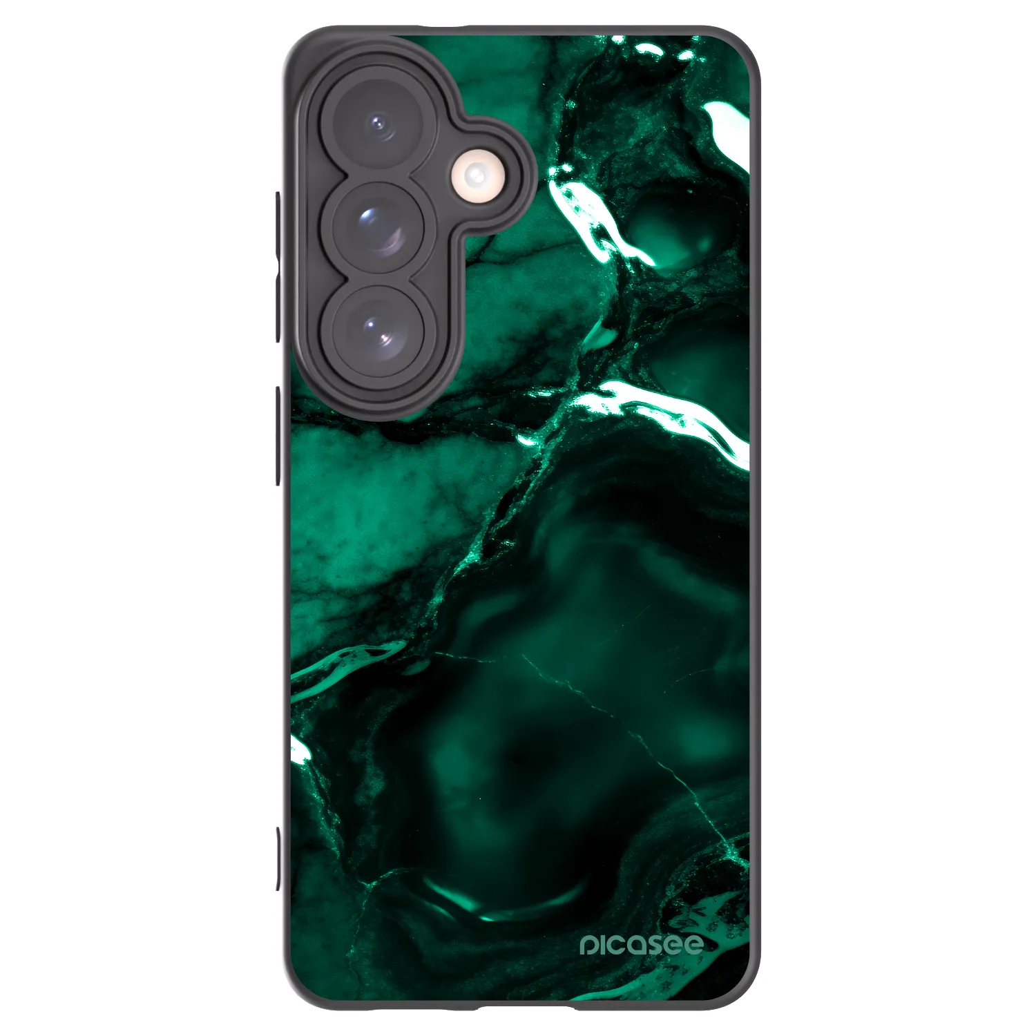 Picasee silikónový čierny obal pre Samsung Galaxy S26 - Dark emerald