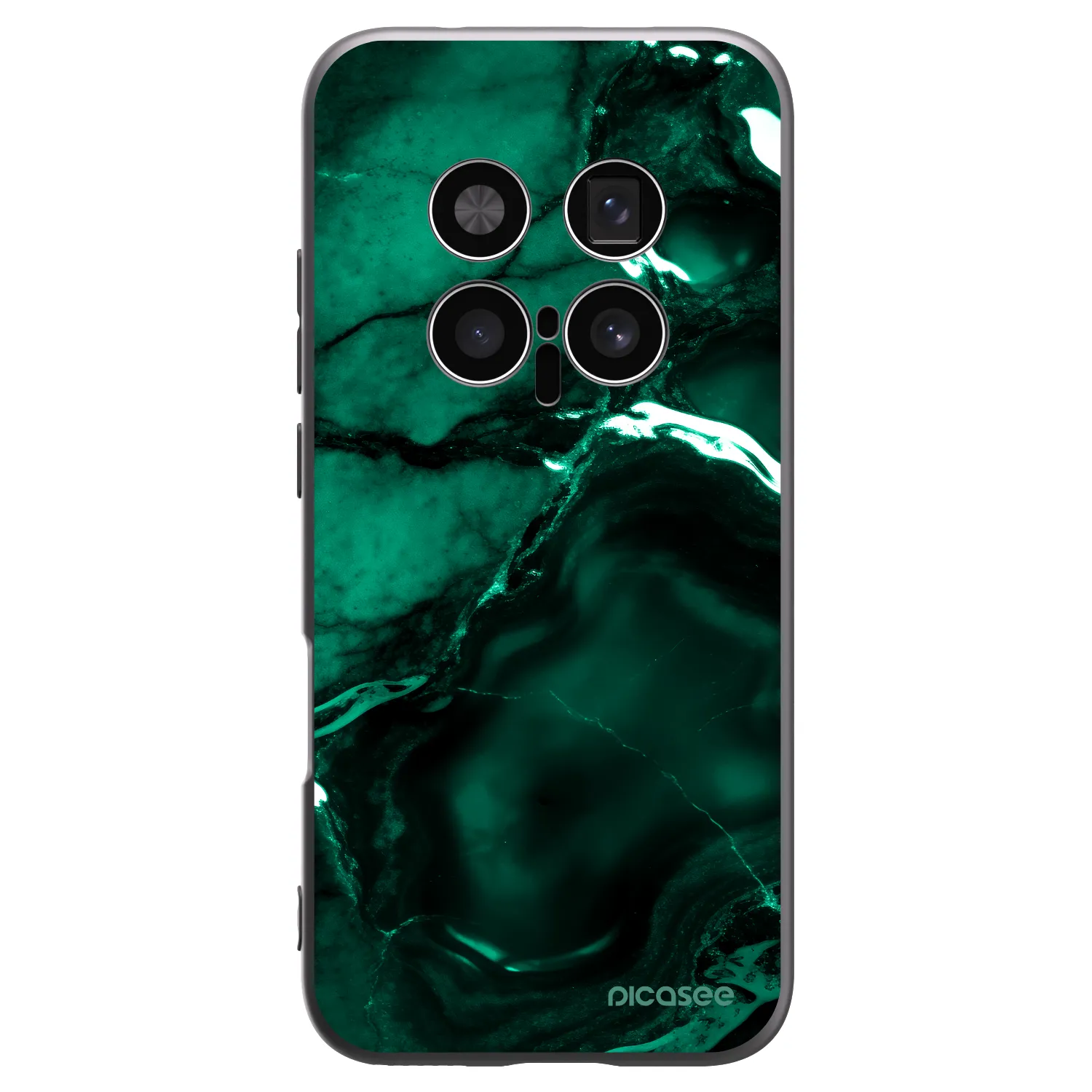 Picasee silikónový čierny obal pre Honor Magic8 Pro 5G - Dark emerald