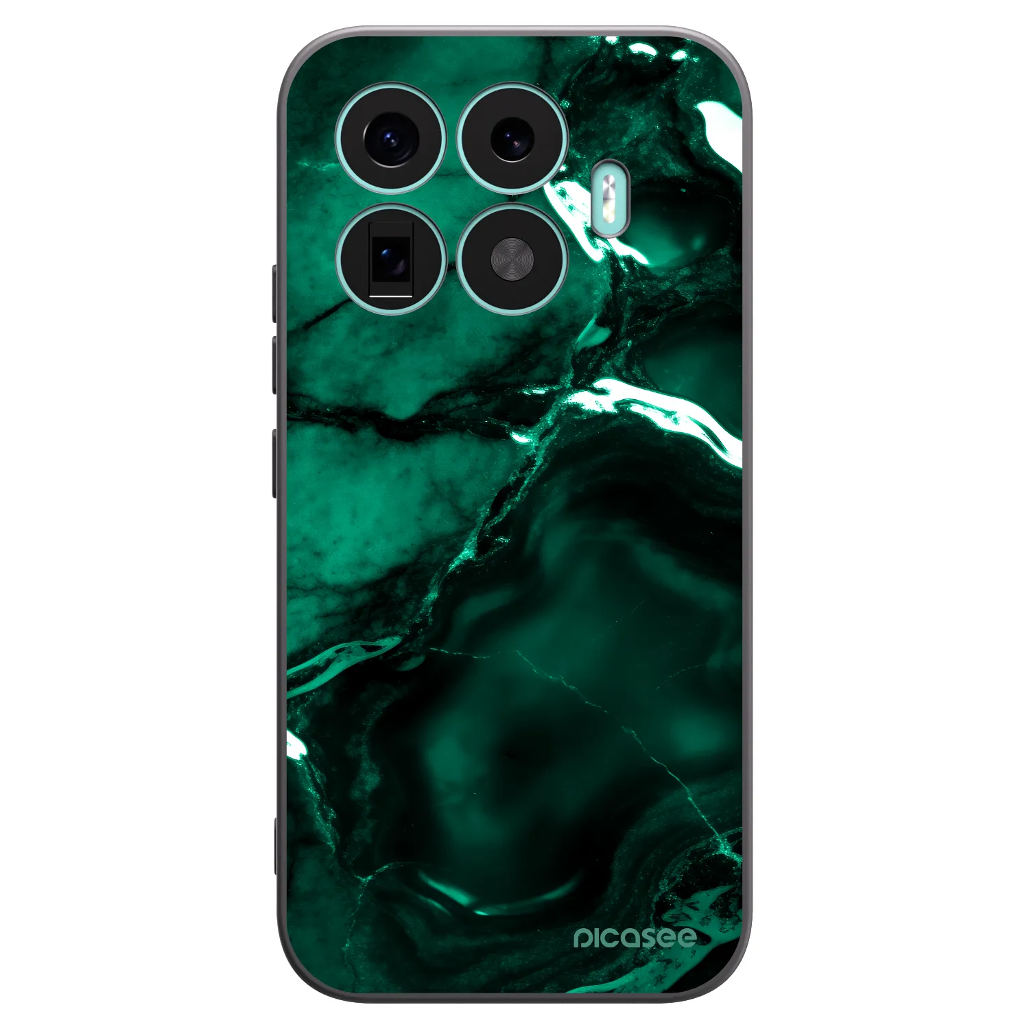 Picasee silikónový čierny obal pre Xiaomi 17T - Dark emerald
