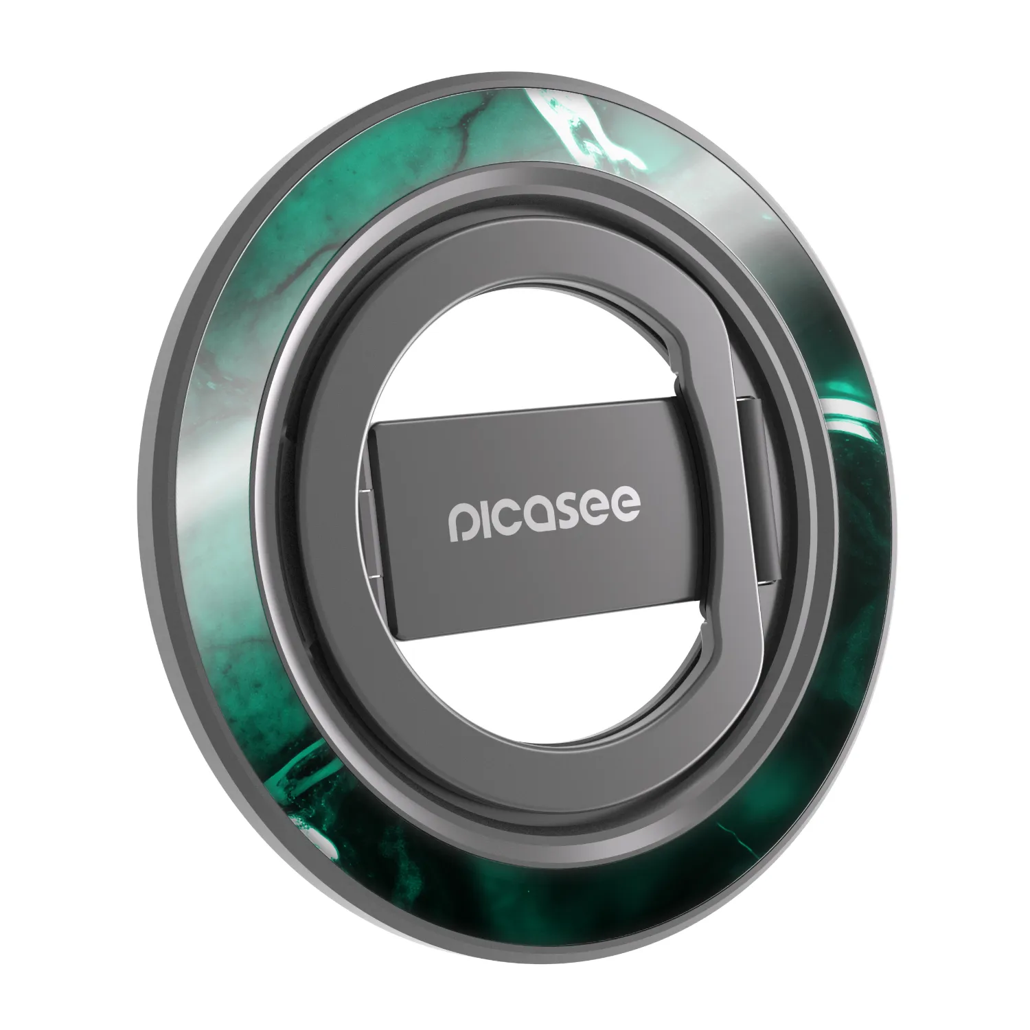 Picasee Magnetic holder - Čierný - Dark emerald