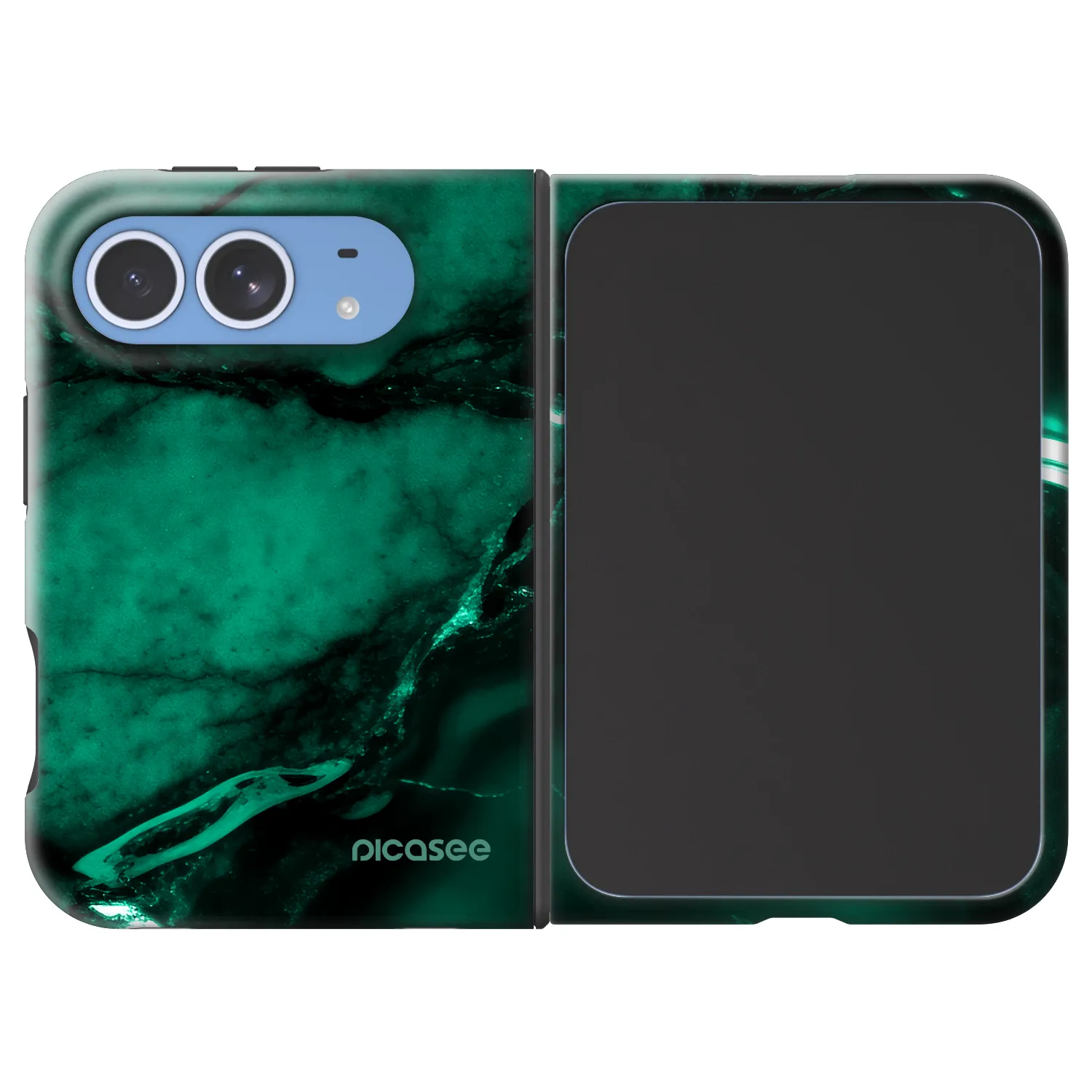 Picasee Fashion Case MagSafe pre Apple iPhone Duo - Dark emerald