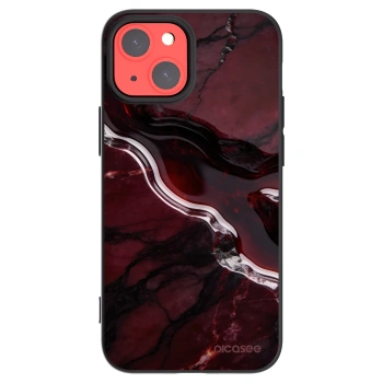 Picasee silikónový čierny obal pre Apple iPhone 13 mini - Cherry stone