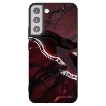 Picasee silikónový čierny obal pre Samsung Galaxy S22+ 5G - Cherry stone