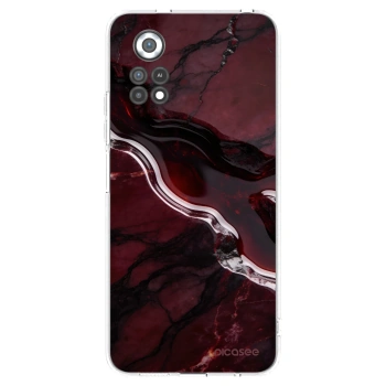 Picasee silikónový prehľadný obal pre Xiaomi Poco X4 Pro 5G - Cherry stone
