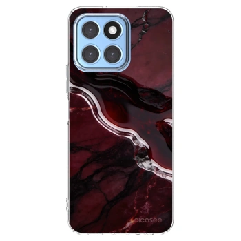 Picasee silikónový prehľadný obal pre Honor X8 5G - Cherry stone