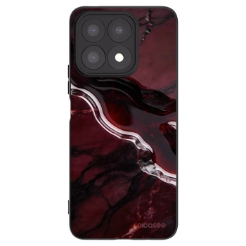 Picasee silikónový čierny obal pre Honor X8a - Cherry stone