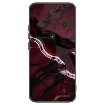 Picasee silikónový čierny obal pre Honor Magic6 Lite 5G - Cherry stone