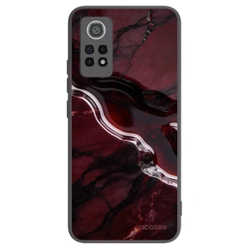 Picasee silikónový čierny obal pre Xiaomi Redmi Note 12 Pro 4G - Cherry stone